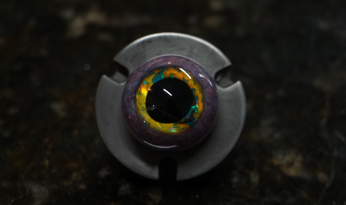 Camera Ready Premium Eye: Yellow/Blue Fish Eye