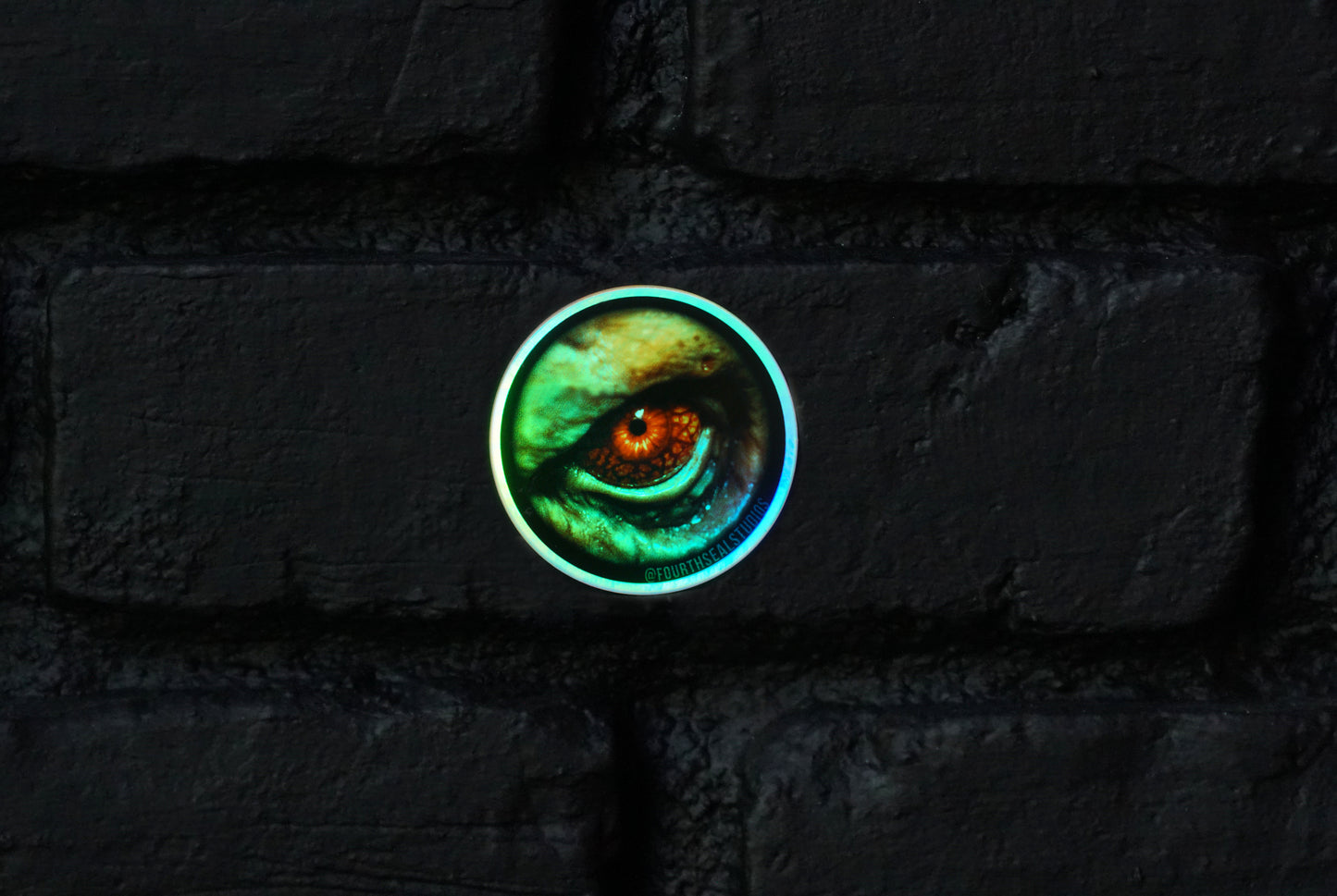 Zombie Orbital Holo-foil Eye Sticker
