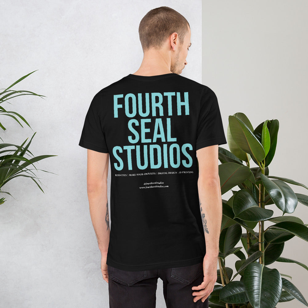 Black Logo Unisex Fourth T-Shirt Seal Studios –